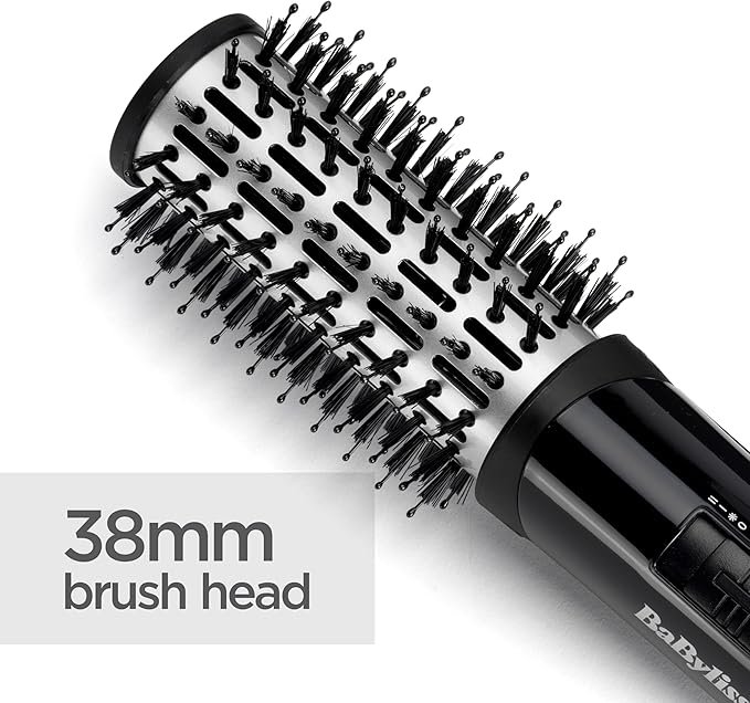 BaByliss Flawless Volume Hot Air Brush, Ionic, Dry and Style