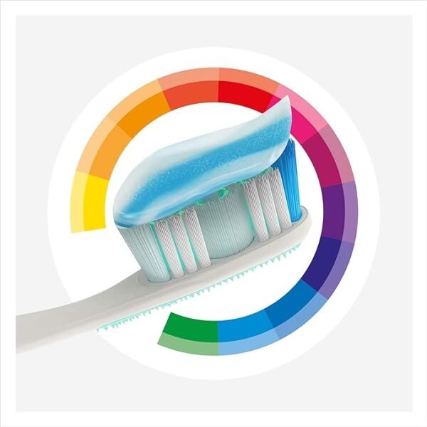 Colgate Total Whitening Toothpaste 4 x100ml | Stronger 24-Hour Bacterial Defence | Long-Lasting Active Protection