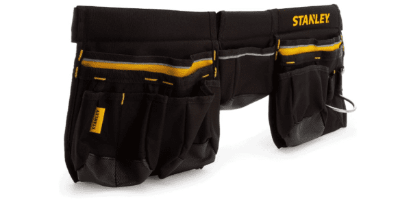 STANLEY Essential Tool Belt Pouch Apron, Multiple pockets, Integrated Hammer Loop