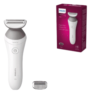 PHILIPS Lady Shaver Series 6000 BRL126/00 Cordless with Wet and Dry use, White