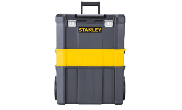 STANLEY Essential Rolling Workshop Toolbox, 3 Tier Stackable Units