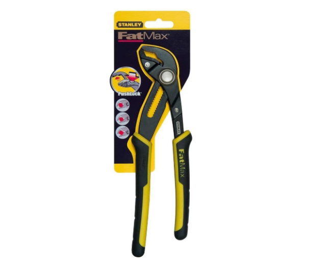 STANLEY 0-84-647 FATMAX Multigrip Groove Joint Pliers 8” - shermics.com