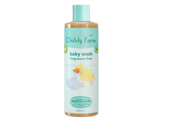 Childs Farm | Baby Body Wash 500ml | Unfragranced | Gently Cleanses |