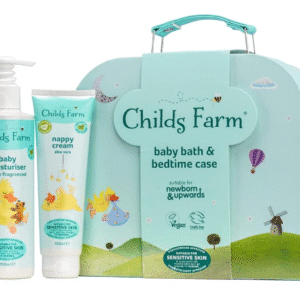 Childs Farm Baby Gifting Suitcase Baby Wash Bubble Bath Baby Moisturiser Nappy Cream