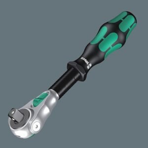 Wera 8100 SA 6 Zyklop Speed Ratchet Set, 1/4" drive, metric, Silver, 28 pieces