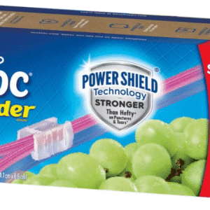 Ziploc Gallon Food Storage Slider Bags, Power Shield Technology for More Durability, 68 Count