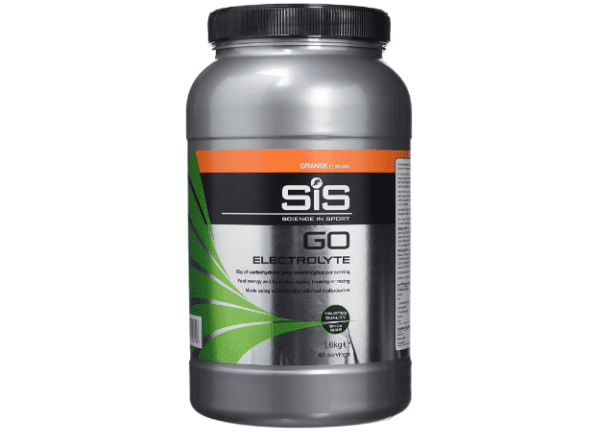Science In Sport GO Electrolyte Powder Energy Drinks, High Carbohydrates and Sodium, Orange Flavour, 32 Servings Per 1.6kg