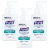 Purell Advanced Hand Sanitizer 2in1 Moisturizing Foam, Naturally Fragranced with Essential Oils, 10 oz Pump Bottle (Pack of 3)