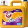 Arm & Hammer Plus OxiClean Odor Blasters Fresh Burst, 128 Loads Liquid Laundry Detergent, 166.5 Fl oz