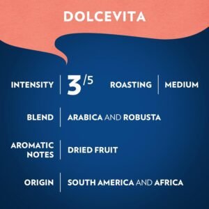 Lavazza Dolcevita Classico Ground Coffee 6 Bags of 12oz, Medium Roast, Rich and Full-bodied, Intensity 3/5, Arabica and Robusta, Ideal for Drip Brewers, (Pack of 6)