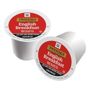 Twinings English Breakfast Black Tea K-Cup Pods for Keurig, 56 Count (Pack of 1) Smooth