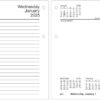 AT-A-GLANCE 2025 Desk Calendar Refill, Daily, 3-1/2" x 6", Standard, Loose-Leaf (E7175025)