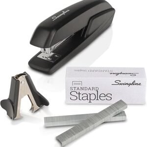 Swingline Stapler Value Pack, 20 Sheet Capacity, Jam Free, includes Standard Stapler, 5000 Staples and Staple Remover, Black (54551)