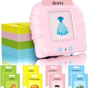 Talking Flash Cards Early Educational Toys for 3-6 Year Old Baby Boys Girls