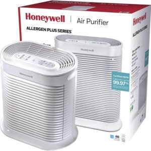 Honeywell AllergenPlus HEPA Air Purifier, Airborne Allergen Reducer for Extra Large Rooms, White, HPA304