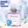 GOJO Premium Foam Handwash with Skin Conditioners, Cranberry Scent, EcoLogo Certified, 1200 mL Foam Hand Soap Refill TFX Touch-Free Dispenser (Pack of 2) – 5361-02