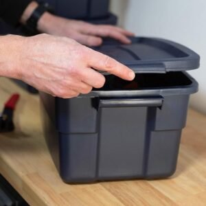 Rubbermaid Roughneck Tote 10 Gal, 8 Pack,