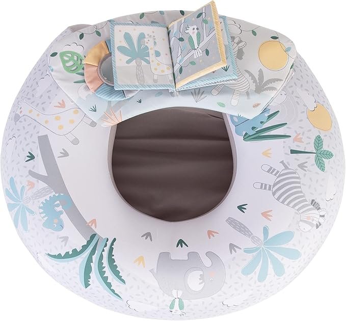 Red Kite Tree Tops Sit Me Up Inflatable Ring Seat with Play Tray and Activities, White, 1.0 Count