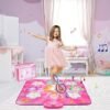 URMYWO Dance Mat Girls Toys for 3 4 5 6 7 8 Year Old Girls 7 Game Modes, Adjustable Musical Dance Pad Toy with LED Lights, Built in Music, Christmas Birthday Gifts for Girls