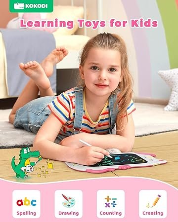 Girls Toys for 3 4 5 6 7 Years Old Girls, LCD Writing Tablet Kids, 8.5 inch