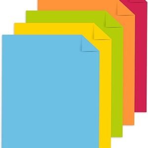 Astrobrights Mega Collection, Colored Paper, "Brilliant" 5-Color Assortment, 625 Sheets, 24lb/89gsm, 8.5" x 11 - MORE SHEETS! (91684)