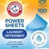 Arm & Hammer Power Sheets Laundry Detergent, Fresh Linen 50ct