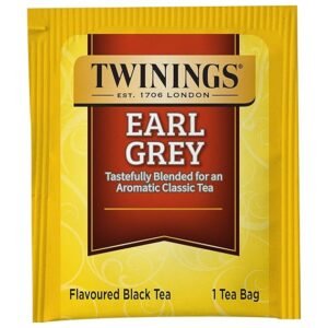 Twinings Earl Grey Black Tea Individually Wrapped Bags, 100 Count (Pack of 1)