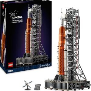 LEGO Icons NASA Artemis Space Launch System Set, Model Kit for Adults to Build
