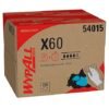 WypAll General Clean X60 Multi-Task Cleaning Cloths (54015), Brag Box, White, 1 Box with 252 Sheets