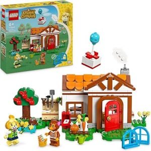 LEGO Animal Crossing Isabelle’s House Visit, Creative Building Toy for 6 Plus Year Old Kids, Girls & Boys