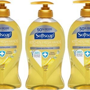 Softsoap Kitchen Fresh Hands Antibacterial Soap Citrus Extracts (3 Pack of ll.25 FL Oz. Size)