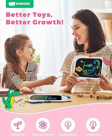 Girls Toys for 3 4 5 6 7 Years Old Girls, LCD Writing Tablet Kids, 8.5 inch