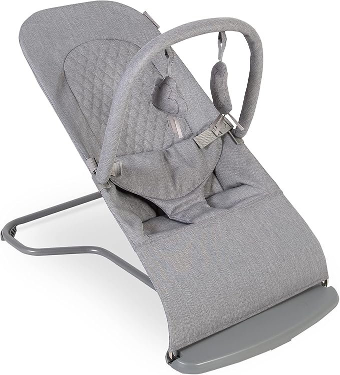 Red Kite Baya Bouncer - Ergonomic Self-Bouncing Adjustable Baby Bouncer with Toy Bar (Dove Grey)