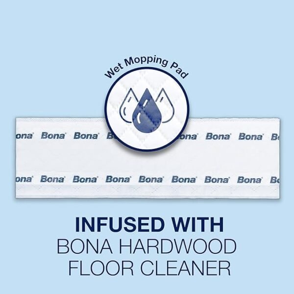 Bona Hardwood Floor Disposable Wet Cleaning Pads - 12 cleaning pads per pack