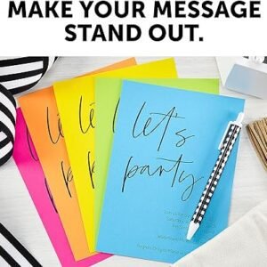 Astrobrights Color Cardstock -"Bright" Assortment, 65lb Cover Weight, 8.5 x 11, Assorted, 250/Pack
