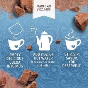 Swiss Miss Chocolate Hot Cocoa Mix With Marshmallows, 8 Count Hot Cocoa Packets