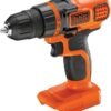 BLACK+DECKER 18 V Cordless Drill Driver - Bare Unit (Battery Not Included)