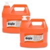 GOJO Natural* Orange Pumice Industrial Hand Cleaner, 1 Gallon Quick Acting Lotion Hand Cleaner with Pumice Pump Bottle (Pack of 2)