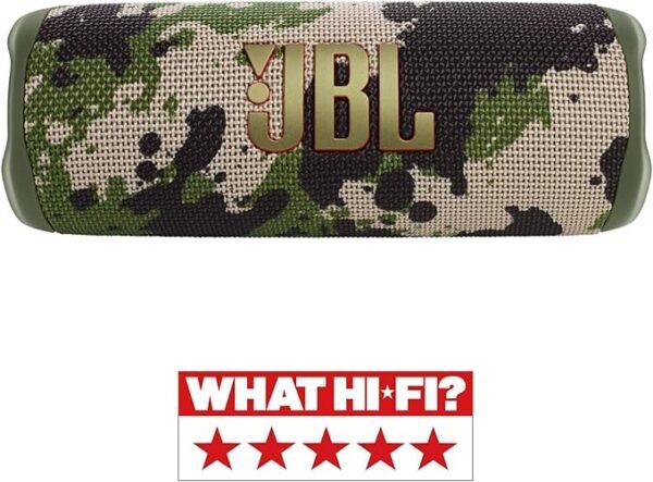 JBL Flip 6 Portable Bluetooth Speaker with 2-way speaker system and powerful JBL Original Pro Sound, up to 12 hours of playtime, in squad