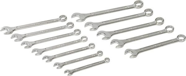 Silverline Combination Metric Spanner Set 12 Pieces 8-19mm (SP1236)