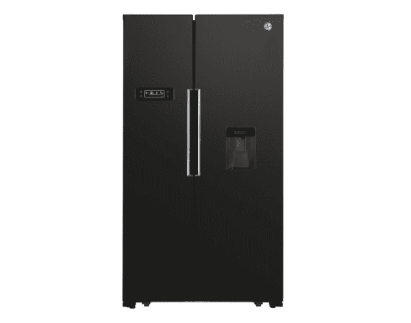 Hoover HHSBSO6174BWDK-1 Total No Frost American Style Fridge Freezer with Water Dispenser - Black - E Rated