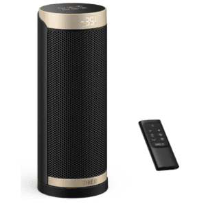 Dreo 16 Inch Space Heater, 1800W Silent Ceramic Electric Heater Low Energy, 3-Mode 3-Speed, Overheating & Tip-Over Protection, 12H Timer, 70° Oscillation, for Home, Solaris Slim H3