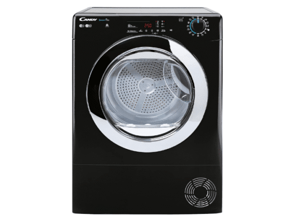 Candy CSOEC10DCGB0 10Kg Freestanding Condenser Tumble Dryer, Sensor Dry, WIFI Connectivity, Black