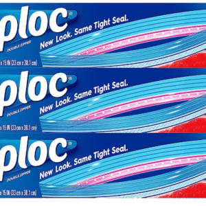 Ziploc 2 Gallon Food Storage Freezer Bags, Grip 'n Seal Technology for Easier Grip, Open, and Close, 30 Bags Total