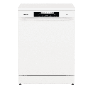 Hisense HS642E60WUK Freestanding Standard Dishwasher 85cm High - E Rated, White, 24 x 23 x 33 inches (L x W x H) [Energy Class E] [Energy Class E]