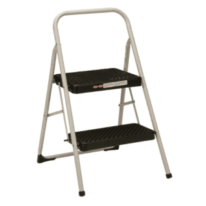 Cosco 11135CLG1E 2-Step Household Folding Step Stool, Gray