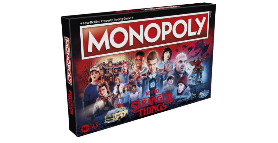 Hasbro Gaming Monopoly: Netflix Stranger Things Edition Board Game for Adults and Teens Ages 14+, Game for 2-6 Players, Multicolor