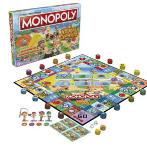 Monopoly Animal Crossing New Horizons Edition Board Game for Kids Ages 8 and Up, Fun Game to Play for 2-4 Players, Multicolor