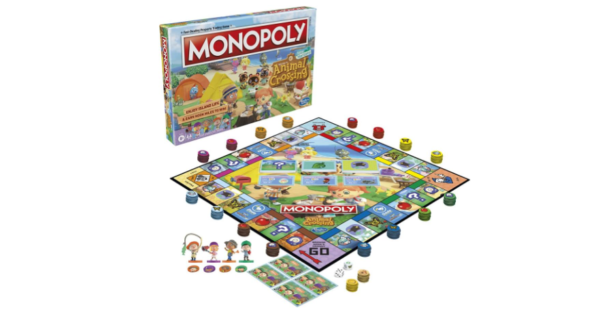Monopoly Animal Crossing New Horizons Edition Board Game for Kids Ages 8 and Up, Fun Game to Play for 2-4 Players, Multicolor