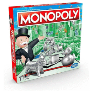 Monopoly Board Game, Family Time Games for Adults and Children, 2 to 6 Players, Strategy Fun for Kids, for Ages 8 and Up